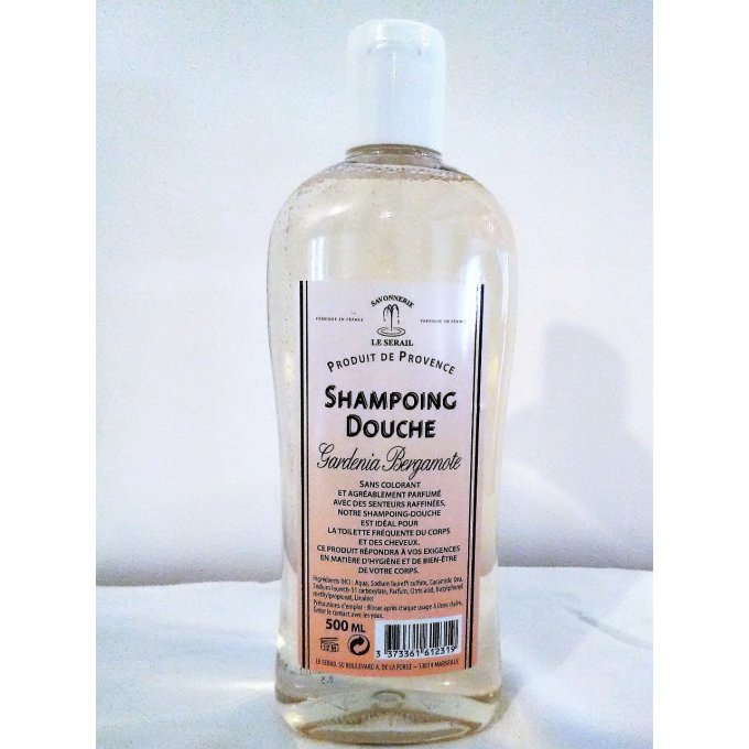 shampoing-gardenia-bergamote-500ml-sérail-douceur-des-sens