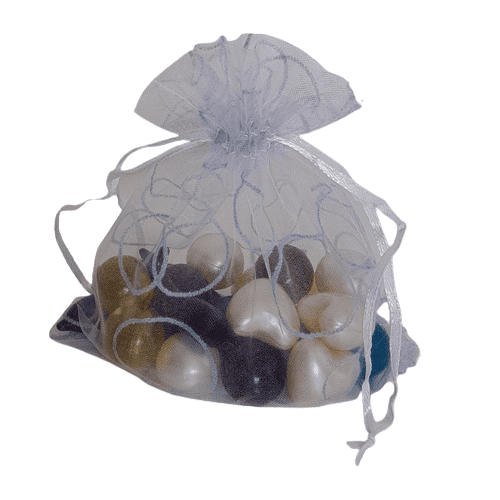 Perles de bain x20 assortiment sac organza