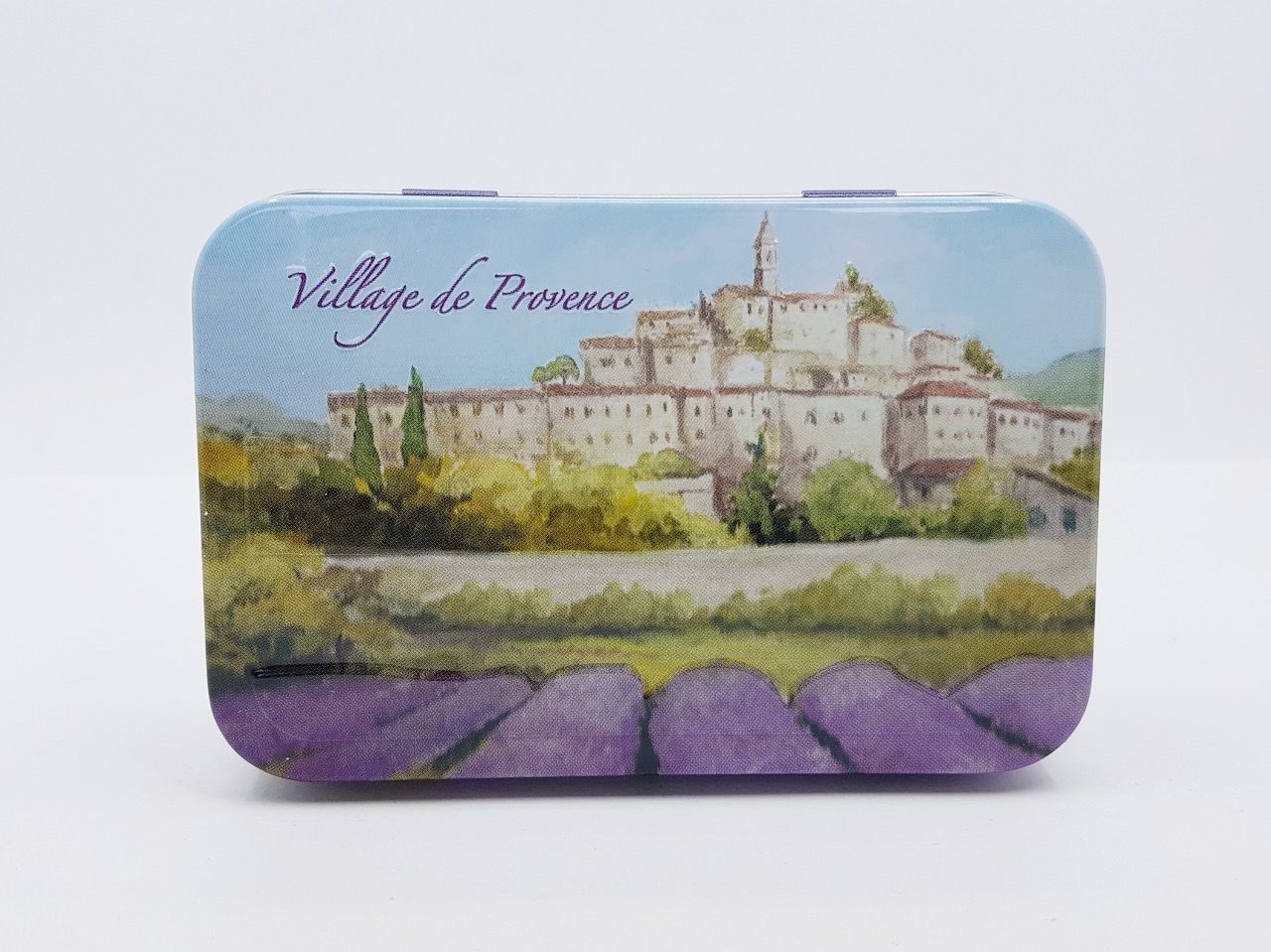 Boite à savon métal Village de Provence 