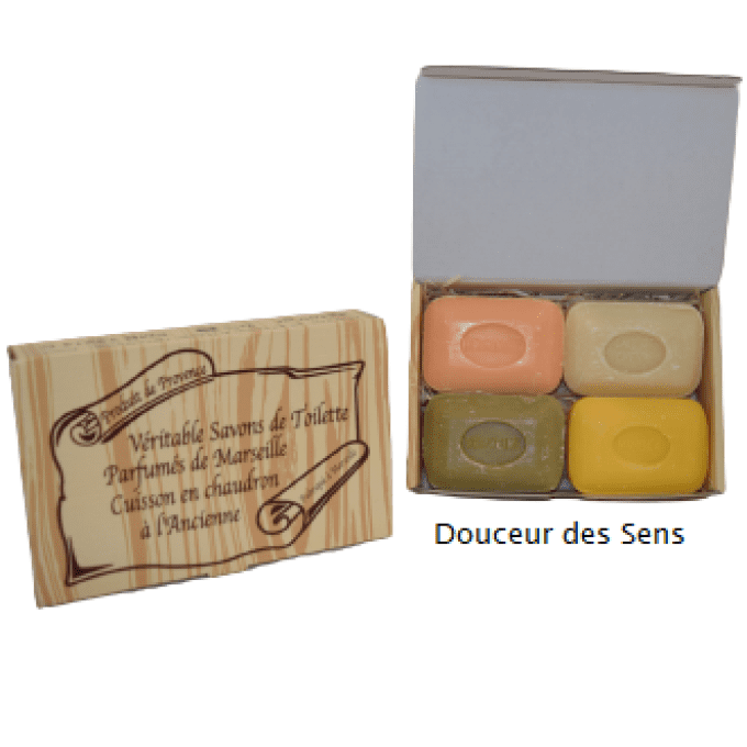 Savon bio au lait de chèvre parfum monoï - Douceurdessens