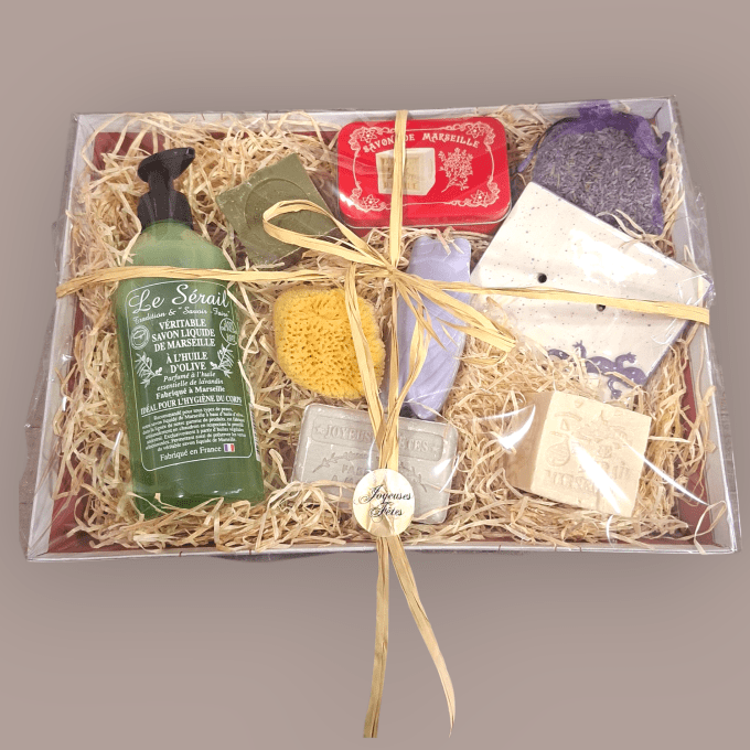 Coffret cadeau Noël savons de Marseille