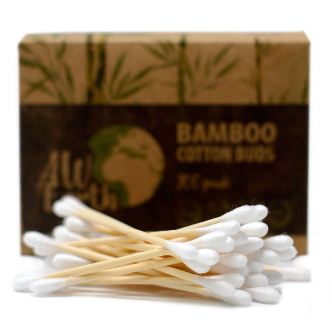 Coton tiges biodégradables en bambou boite de 200