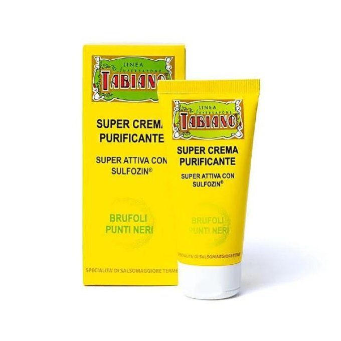 Crème purifiante au bio-soufre 50 ml | TABIANO