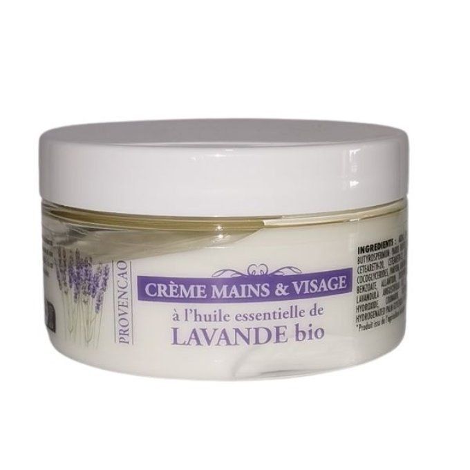 Crème huile essentielle de lavande bio visage & mains 