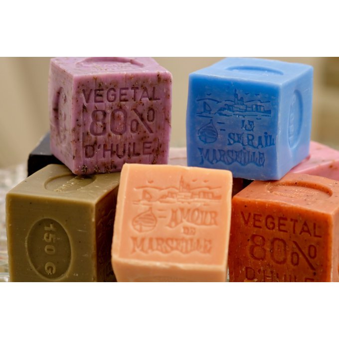 Savon de Marseille vigne rouge cube 150GR | LE SERAIL