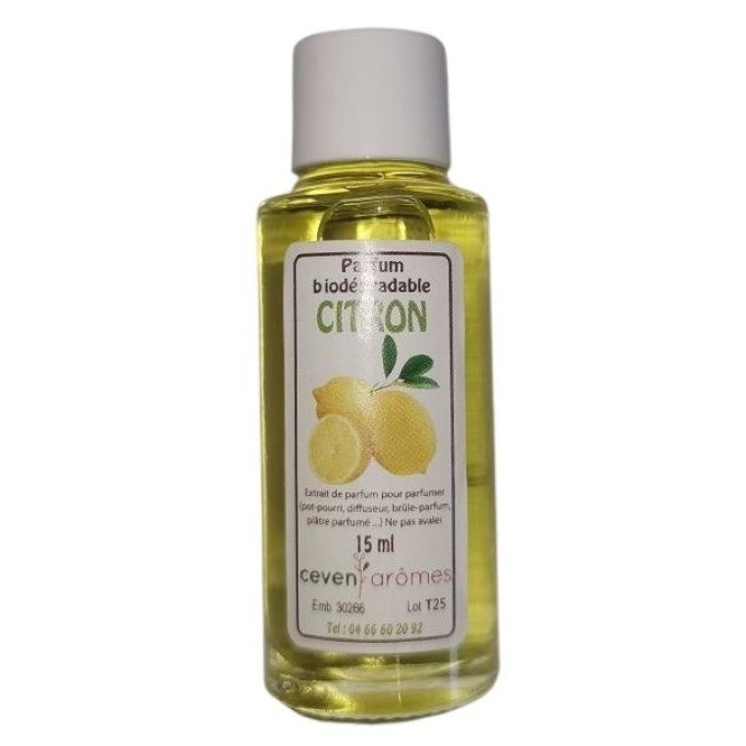 Extrait de parfum citron jaune  15ml | CEVEN AROMES