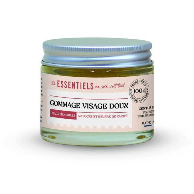 Gommage visage doux bio 100% naturel