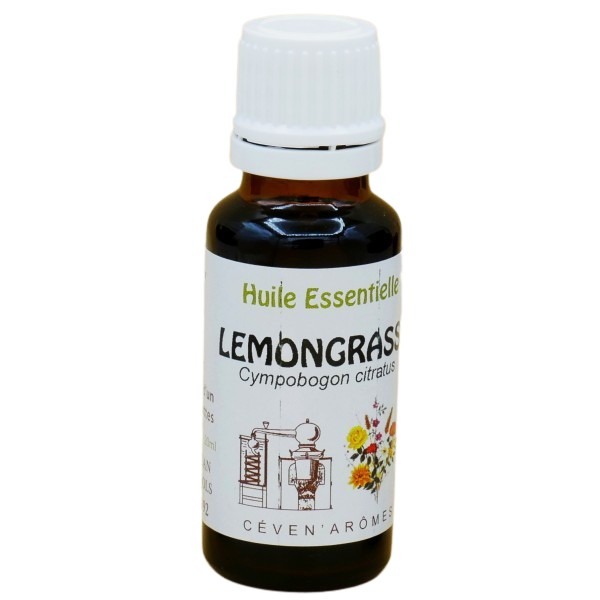Huile essentielle lemongrass 20ml | CEVEN AROMES  