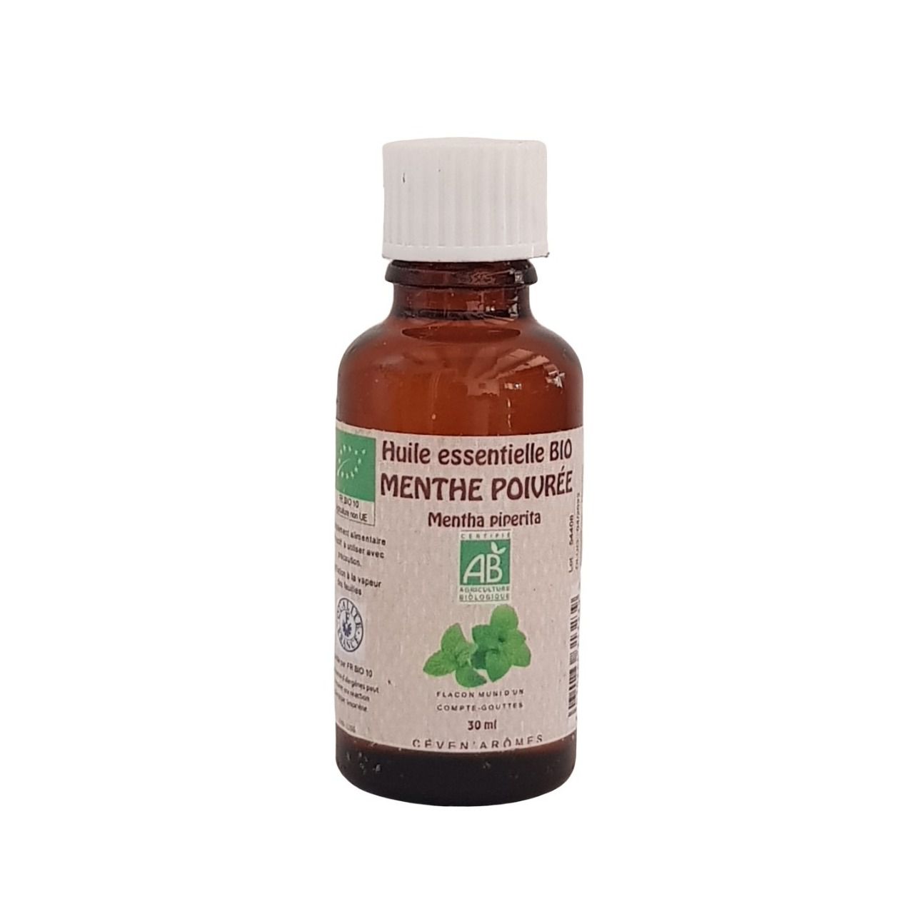 MENTHE POIVREE BIO (AB) - HUILE ESSENTIELLE 10 ML - Mentha Piperita