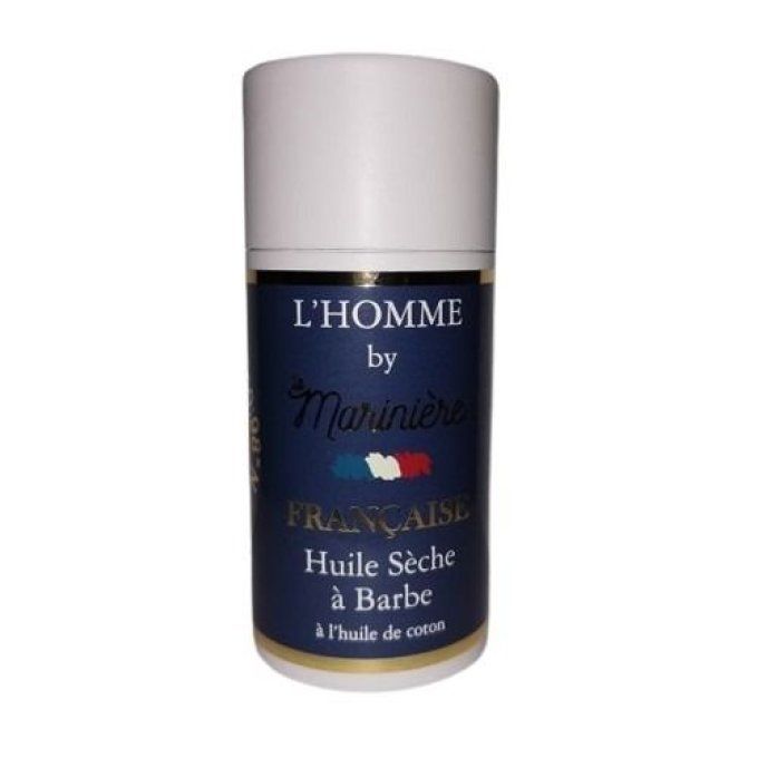 Huile sèche à barbe à l'huile de coton 30ml