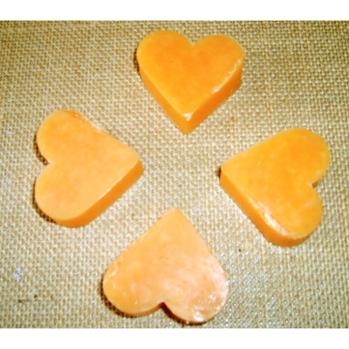 Savon d'invité coeur orange gingembre 20gr