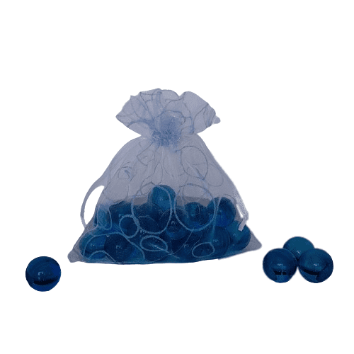 Perles de bain Fleur de lotus x20 & sac organza