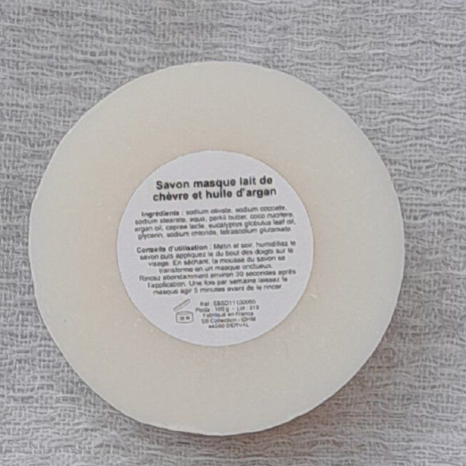 Masque nettoyant visage au lait de chèvre