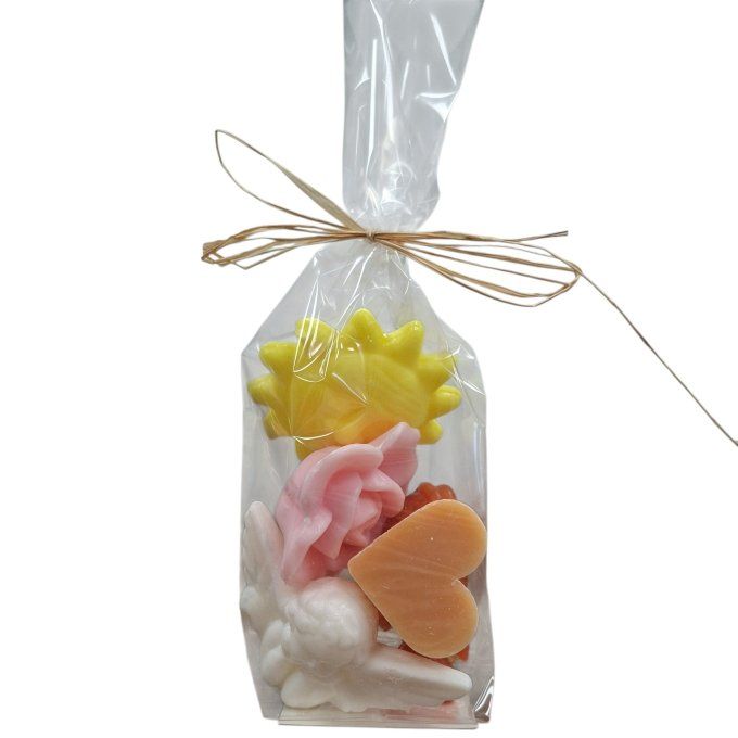 Pack de 5 savons invité fantaisie