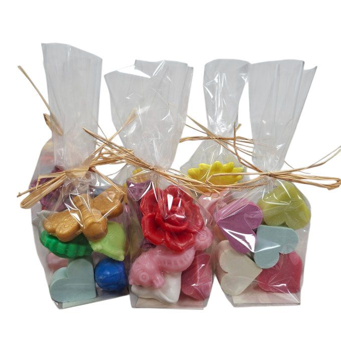 Pack de 5 savons invité fantaisie