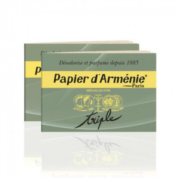 Les Papiers d'Arménie en carnet à lamelles à allumer