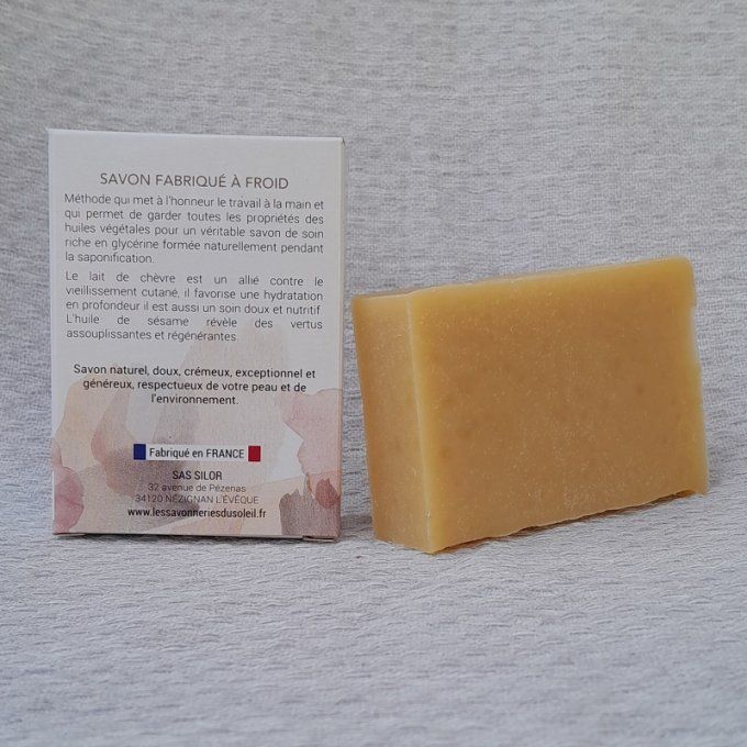 Savon à froid 25% lait de chèvre bio le magnifique