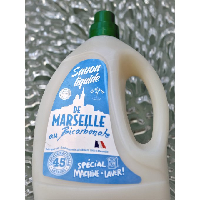 Savon liquide de Marseille au bicarbonate 3L - linge propre | LE SERAIL