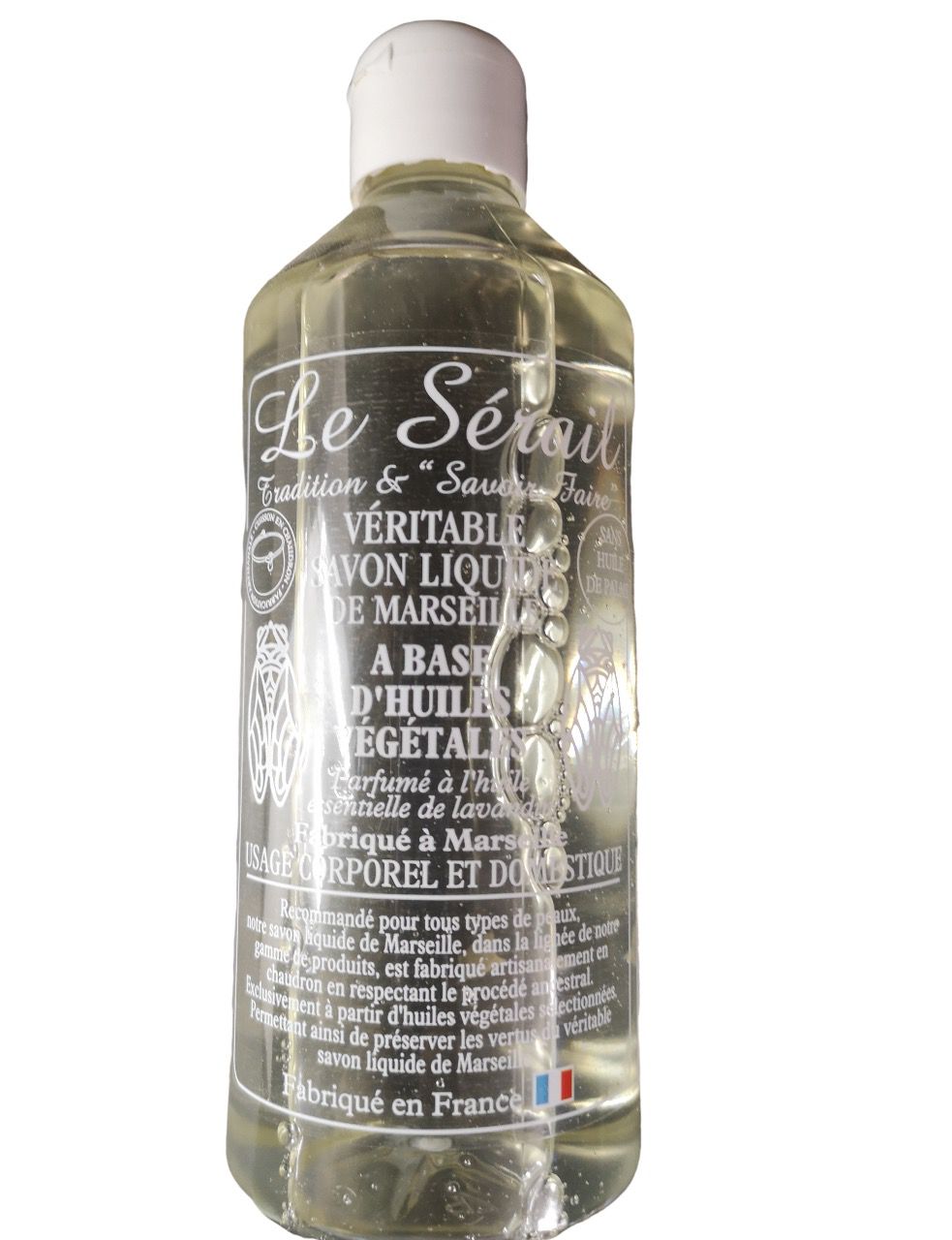 Savon de Marseille liquide végétal parfumé 500ML | LE SERAIL 
