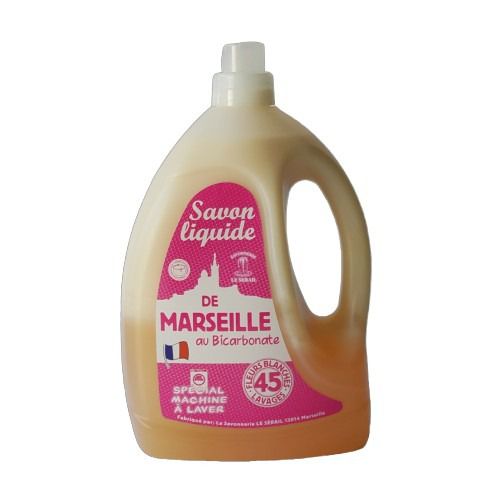 Savon liquide de Marseille au bicarbonate 3L - fleurs blanches | LE SERAIL