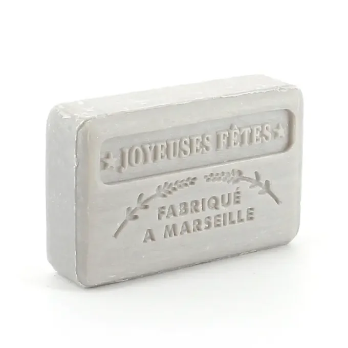 Savon de Marseille au beurre de karité Argent spécial Noël
