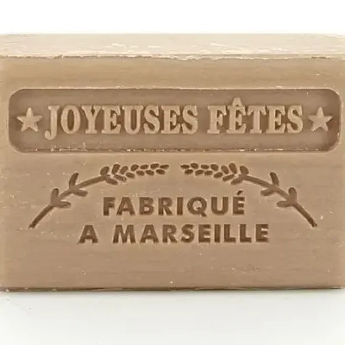 Savon de Marseille au beurre de karité Doré spécial Noël 