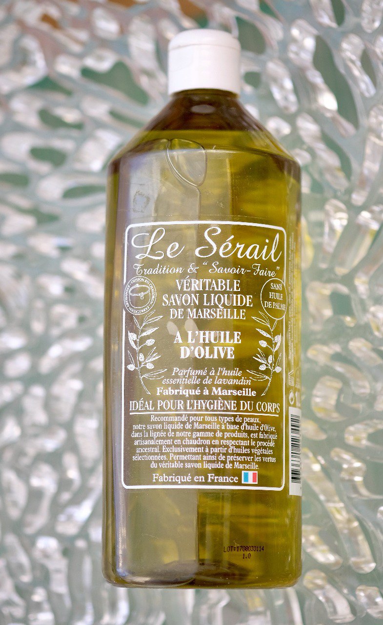 Savon de Marseille liquide huile d'olive 1L senteur olive