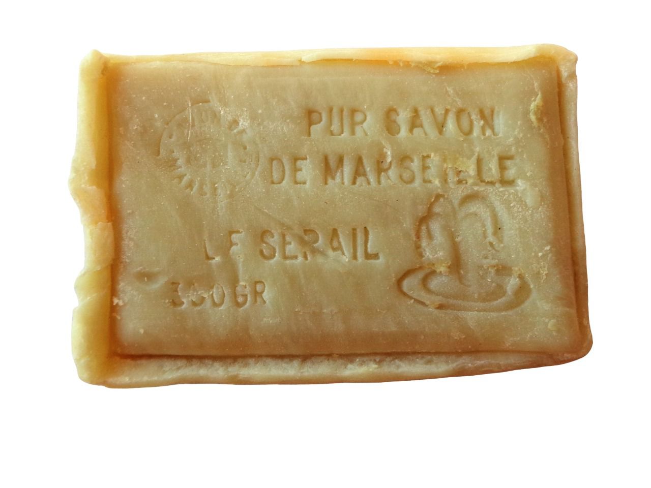 Savon de Marseille blanc huile végétale rectangle 300GR | LE SERAIL