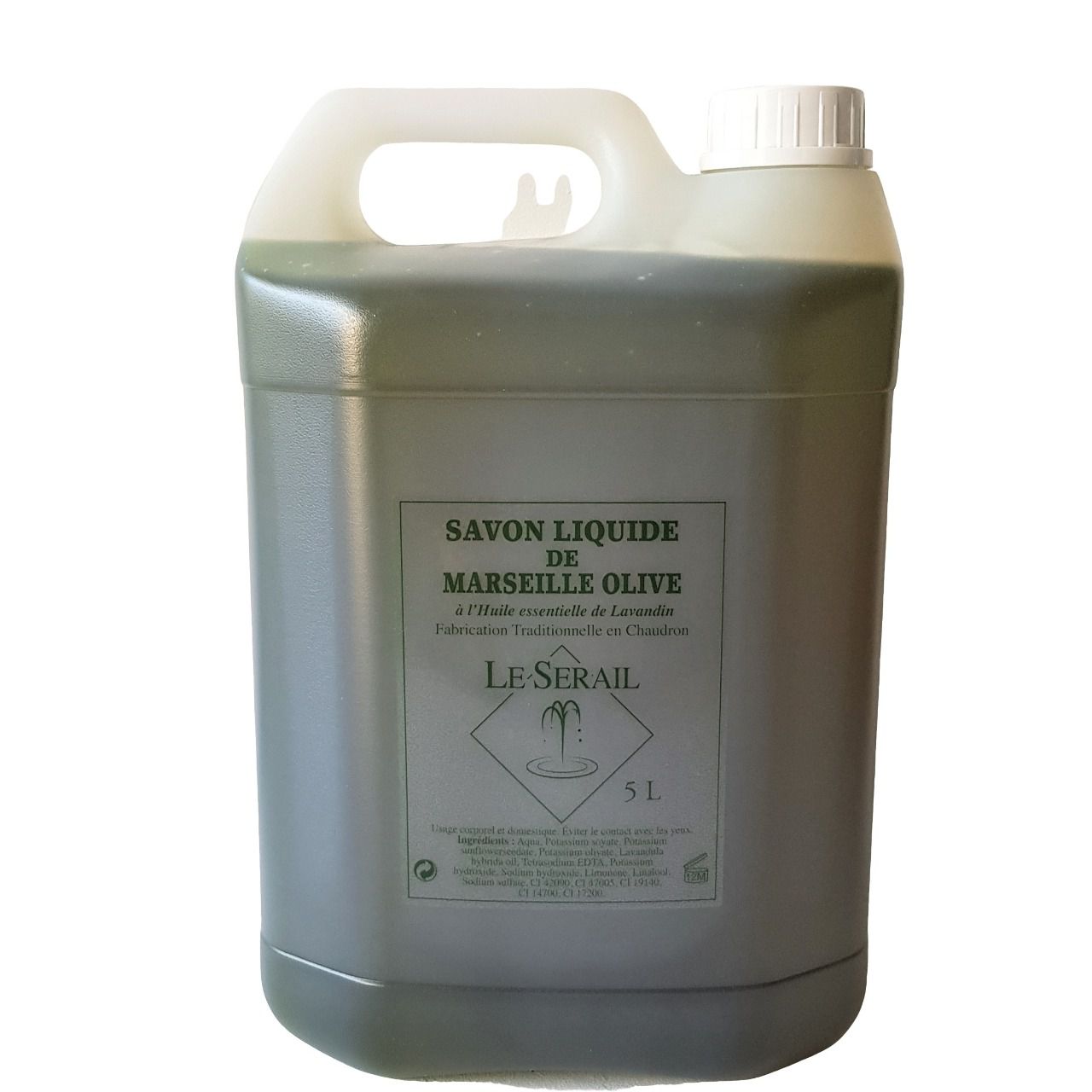 Savon de Marseille liquide huile d'olive 5L