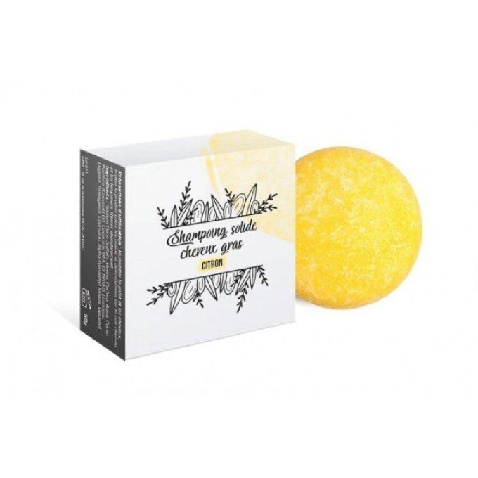 Shampoing solide cheveux gras citron