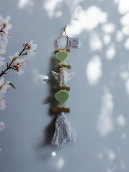 Tresse savon 1 ange bergamote 2 cœurs verveine