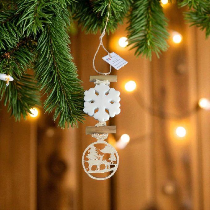 Tresse savon flocon et " cerf dans la fôret"