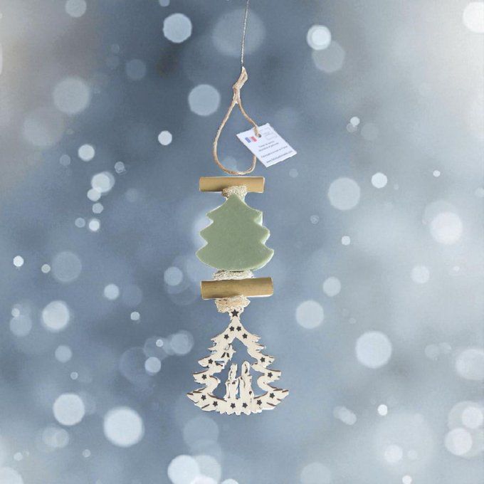 Tresse savon sapin cèdre et sapin en bois