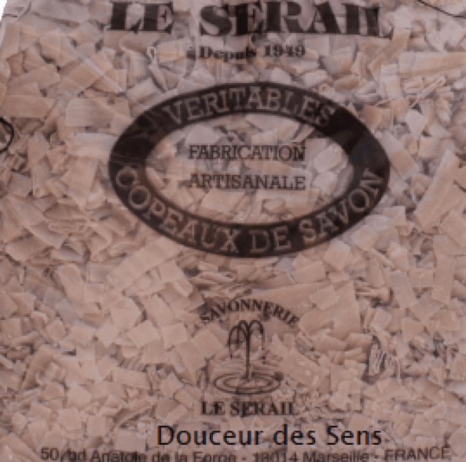 Copeaux savon de Marseille fleur de coton en vrac 6kg | Le Sérail 